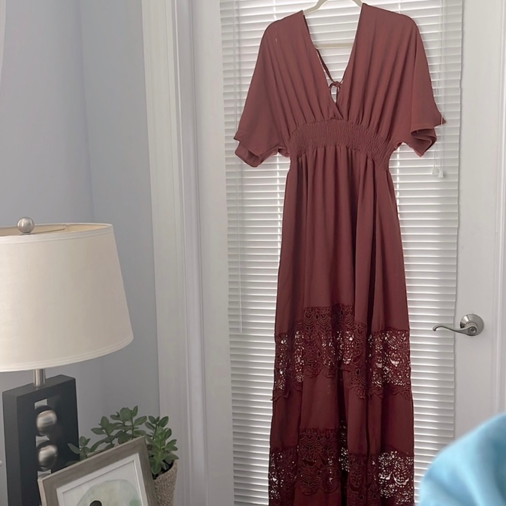 BALTIC BORN dress. Size XL. Color RUST.